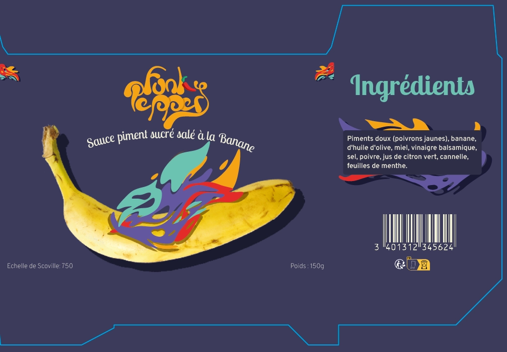 Packaging projet Funky Pepper