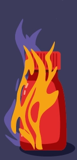 Flamme projet Funky Pepper